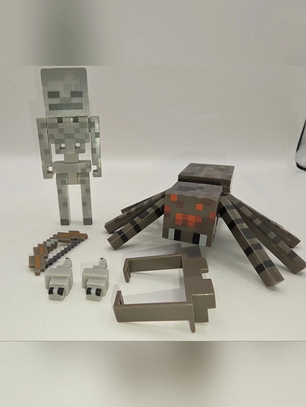 Minecraft Overworld Spider Jockey Skeleton Silverfish Series 2